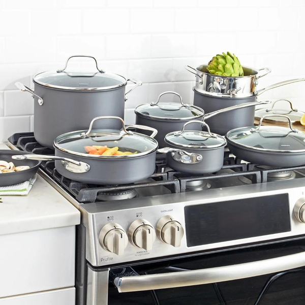hard anodized cookware set